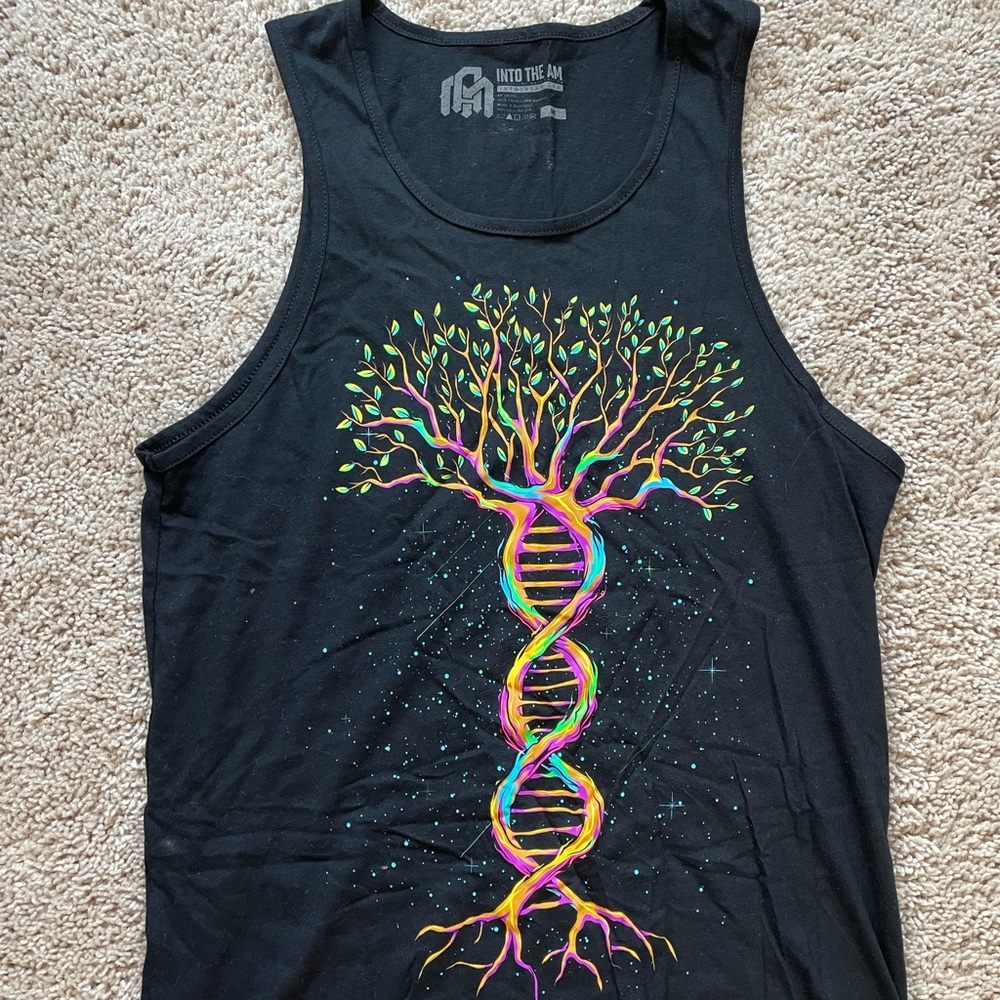 Into The AM - Black Tank Top